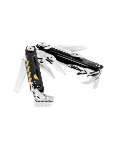 Pince multifonction Leatherman Signal Stainless : 19 outils en acier inox pour la survie et les aventures outdoor. Pince multifonction Leatherman Signal Stainless : 19 outils en acier inox pour la survie et les aventures outdoor.