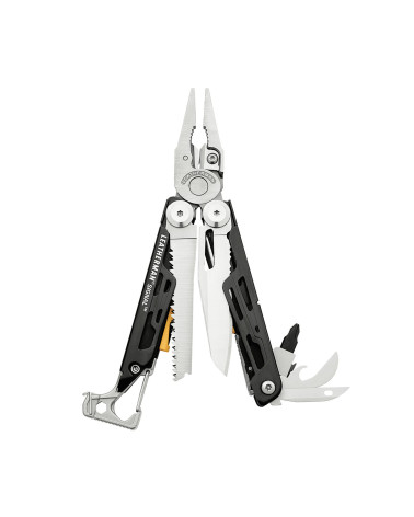 Pince multifonction Leatherman Signal Stainless : 19 outils en acier inox pour la survie et les aventures outdoor.