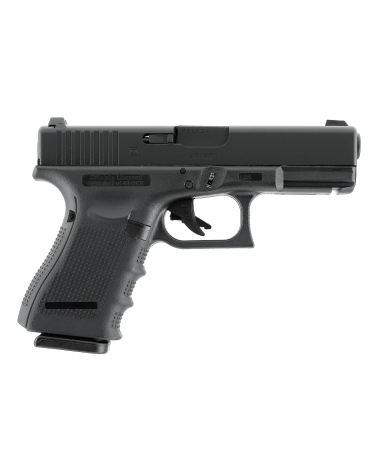 Réplique airsoft GLOCK 19 GEN4 gaz 6mm noir sous licence officielle GLOCK Réplique airsoft GLOCK 19 GEN4 gaz 6mm noir sous licence officielle GLOCK