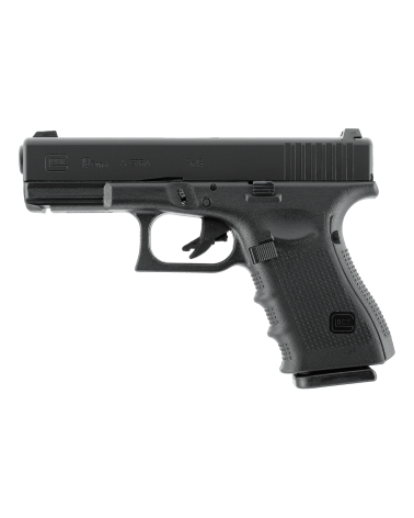 Réplique airsoft GLOCK 19 GEN4 gaz 6mm noir sous licence officielle GLOCK