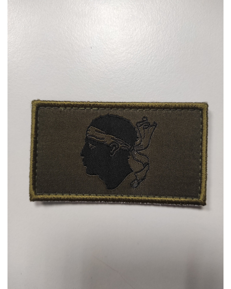 PATCH DRAPEAU CORSE VERT PATCH DRAPEAU CORSE VERT