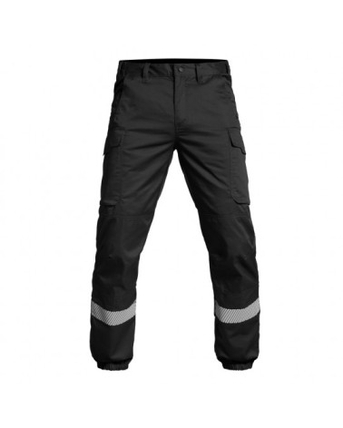 Pantalon SECU-ONE HV Tape Noir - A10 Equipment, alliant sécurité et visibilité.