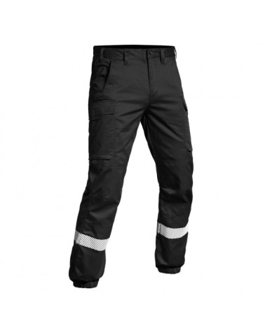 Pantalon SECU-ONE HV Tape Noir - A10 Equipment, alliant sécurité et visibilité. Pantalon SECU-ONE HV Tape Noir - A10 Equipment, alliant sécurité et visibilité.