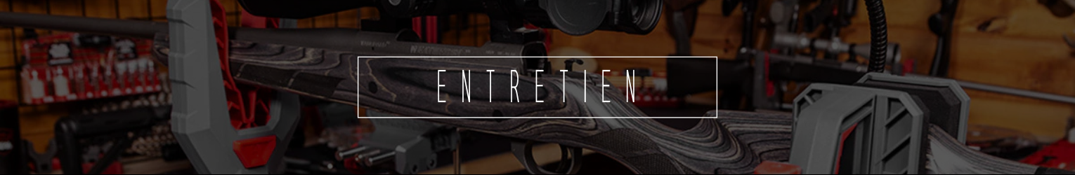 Entretien des armes — Huiles, kits de nettoyage et solvants